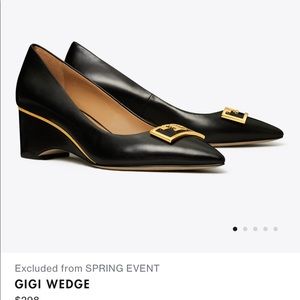 Tory Burch Gigi Wedge Calf Leather